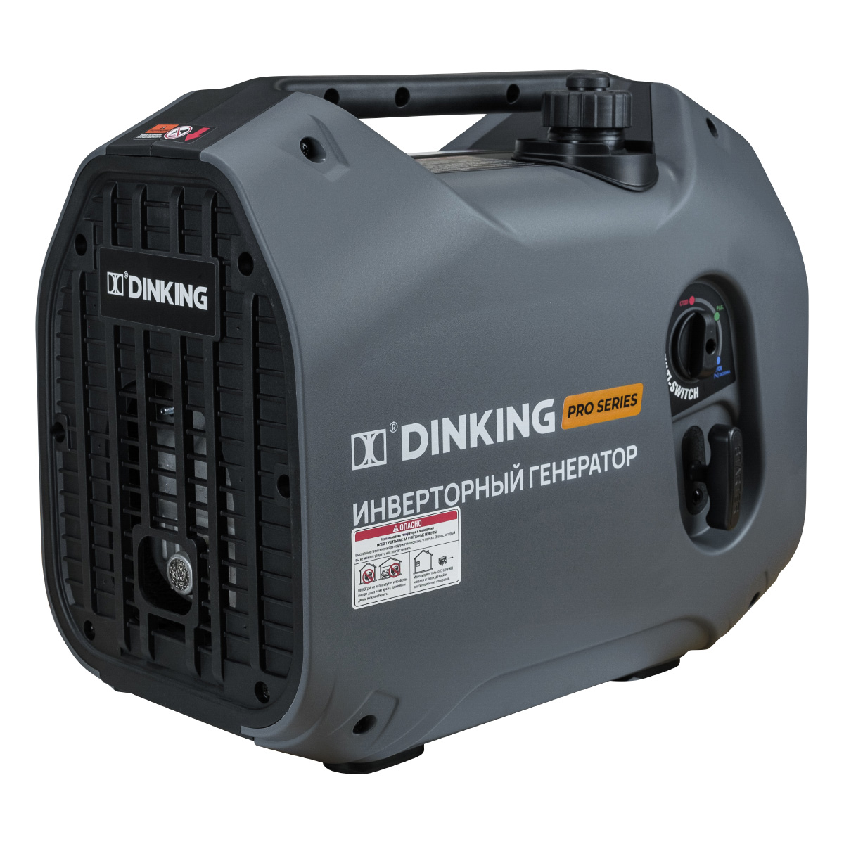 Генератор бензиновый инверторный Dinking DK2300iC (2,3кВт, 230В/50Гц, DK148F/P-2(T-48), бак 4л.)