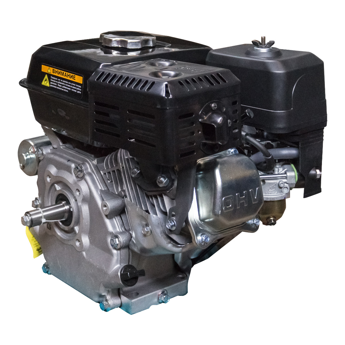 Двигатель Dinking DK168FE-1-C (0,8А) (6,5лс, 20мм вал, электростартер, датчик масла, катушка 0,8А)