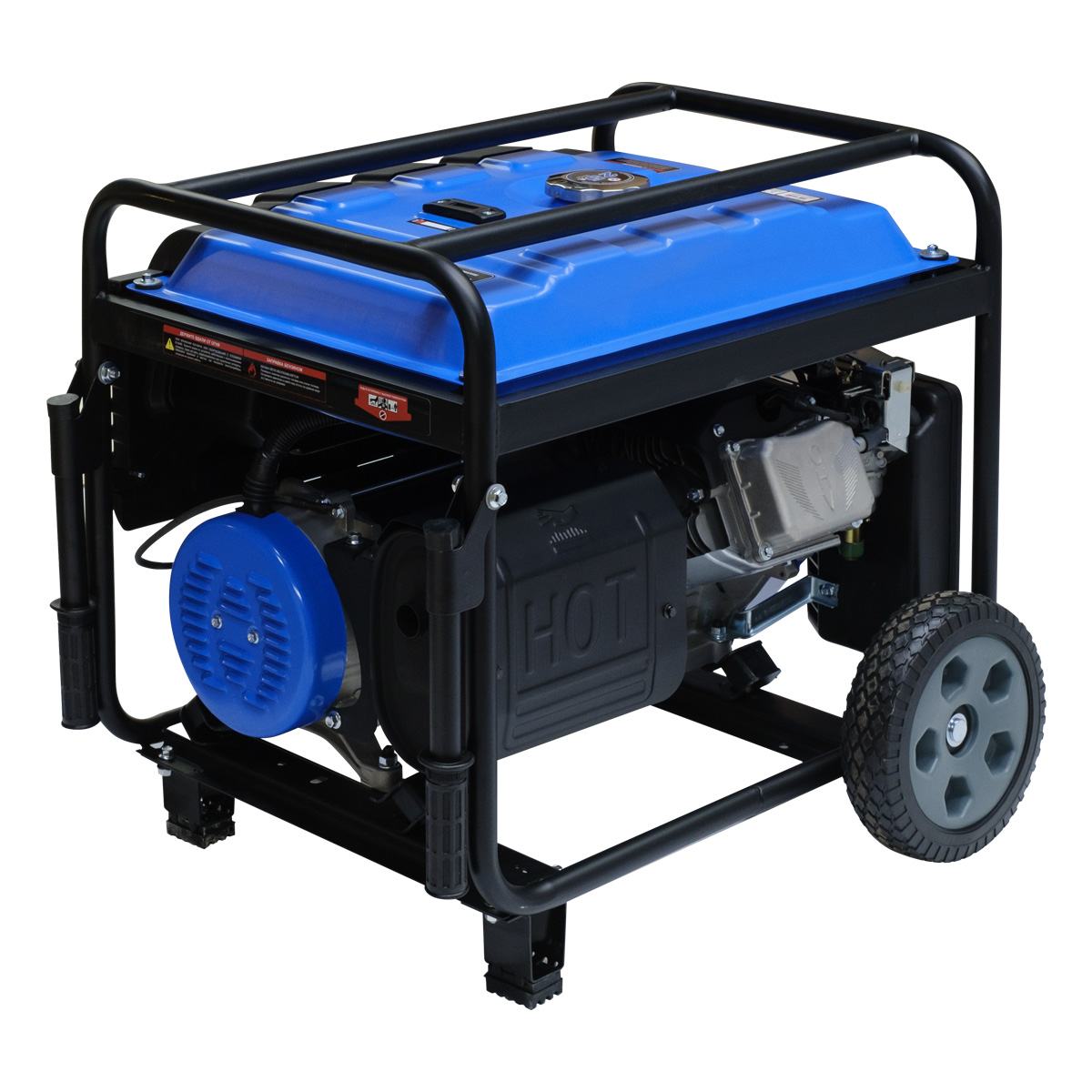 Генератор бензиновый Dinking DKA8500EW-3/1 (8,5кВт,230/400 В, электростартер, 17лс, колёса, АВР)