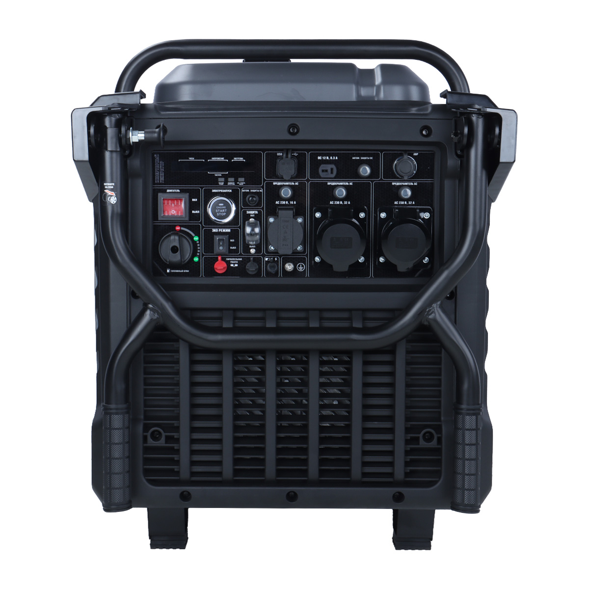 Генератор бензиновый инверторный Dinking DK9000iE (9кВт, 230В/50Гц, DK192, бак 26л.АВР)