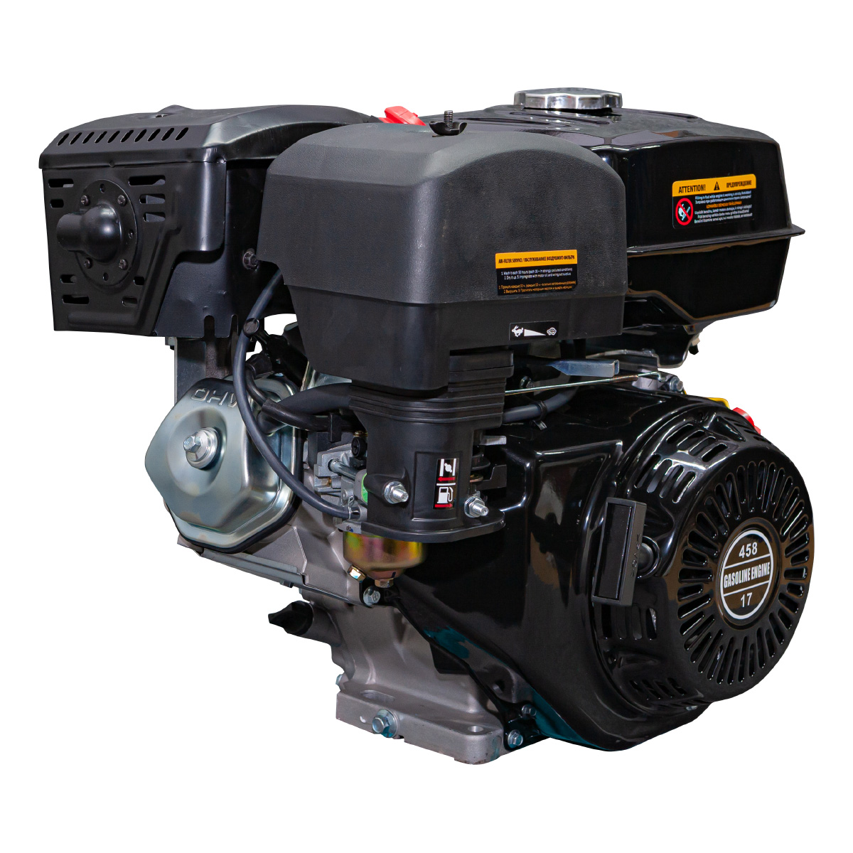 Двигатель Dinking DK192F-S (17лс, зимний, ручной стартер, катушка, датчик масла)