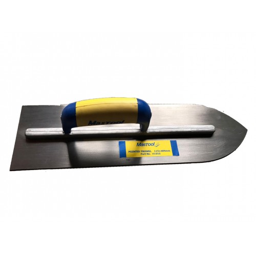 Гладилка для бетона Mastool H101S р-р 120x365mm, нержавеющая сталь, прорезиненная ручка