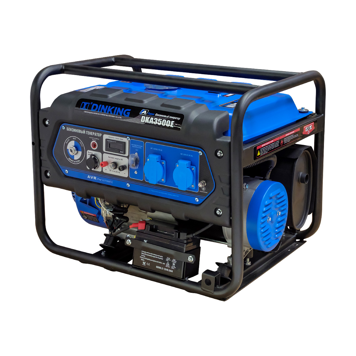 Генератор бензиновый Dinking DKA3500E (3.5кВт, электростартер, 7.5лс)