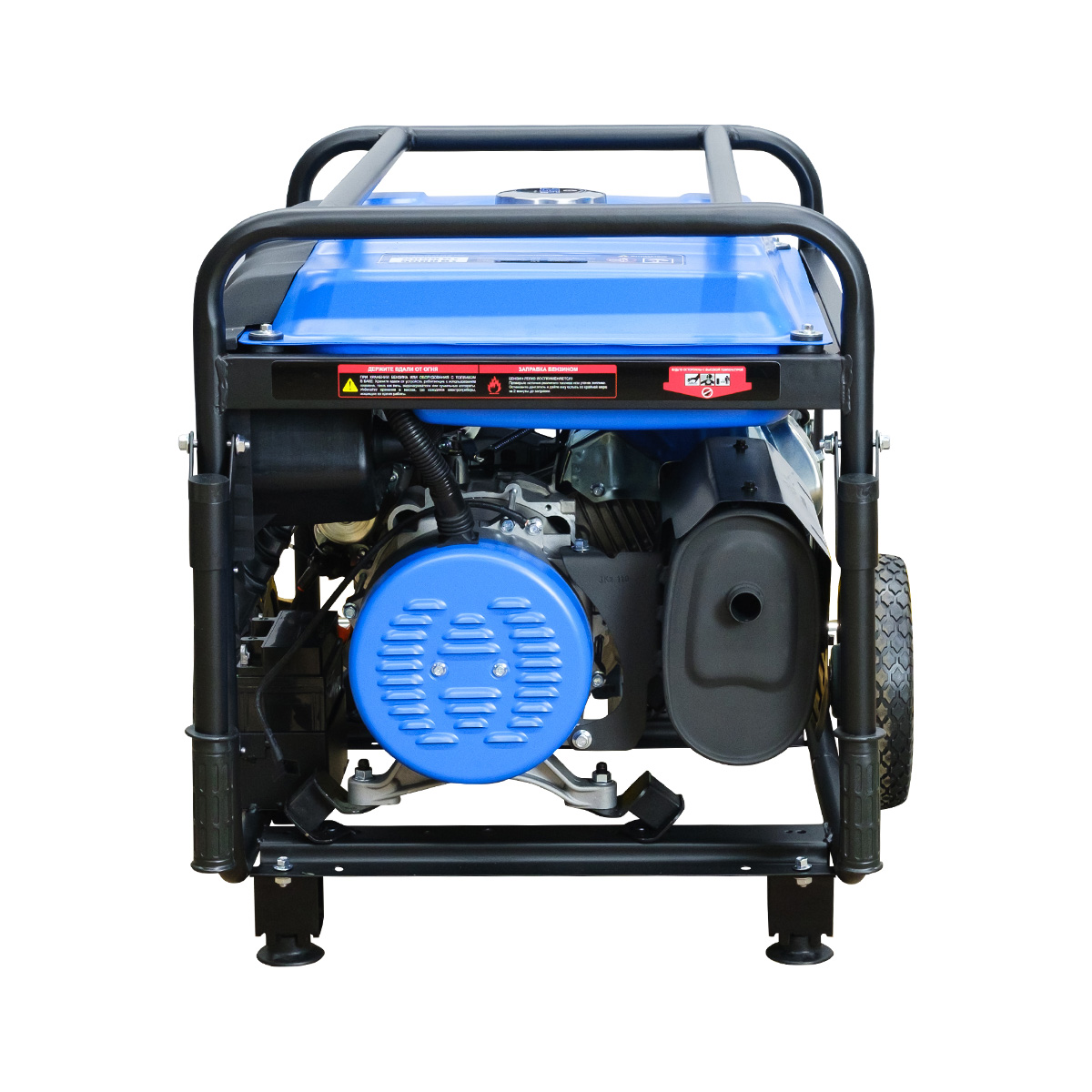 Генератор бензиновый Dinking DKA5500EW (5,5кВт, электростартер, 15лс, колёса)