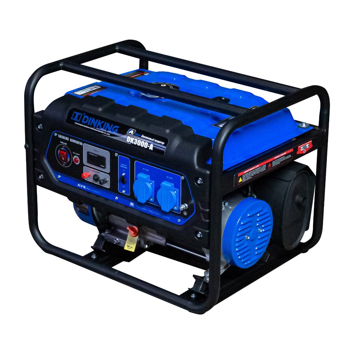Генератор бензиновый Dinking DKA3000 (3кВт, ручной стартер, 7лс)