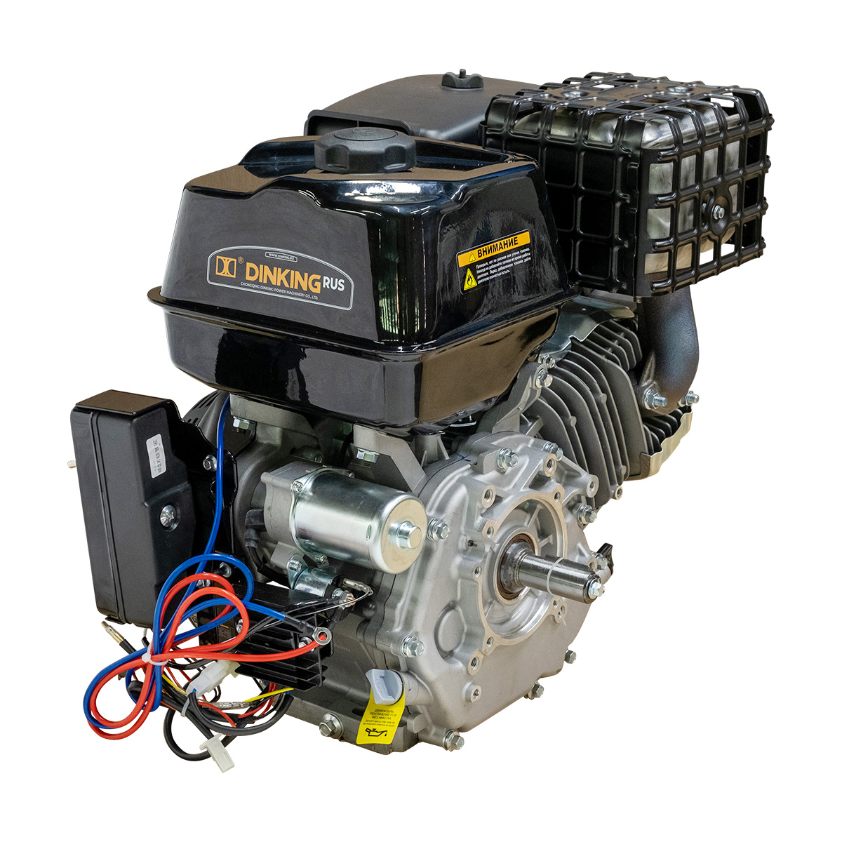 Двигатель Dinking DK196FE-S (19лс, зимний, электростартер, катушка, датчик масла)