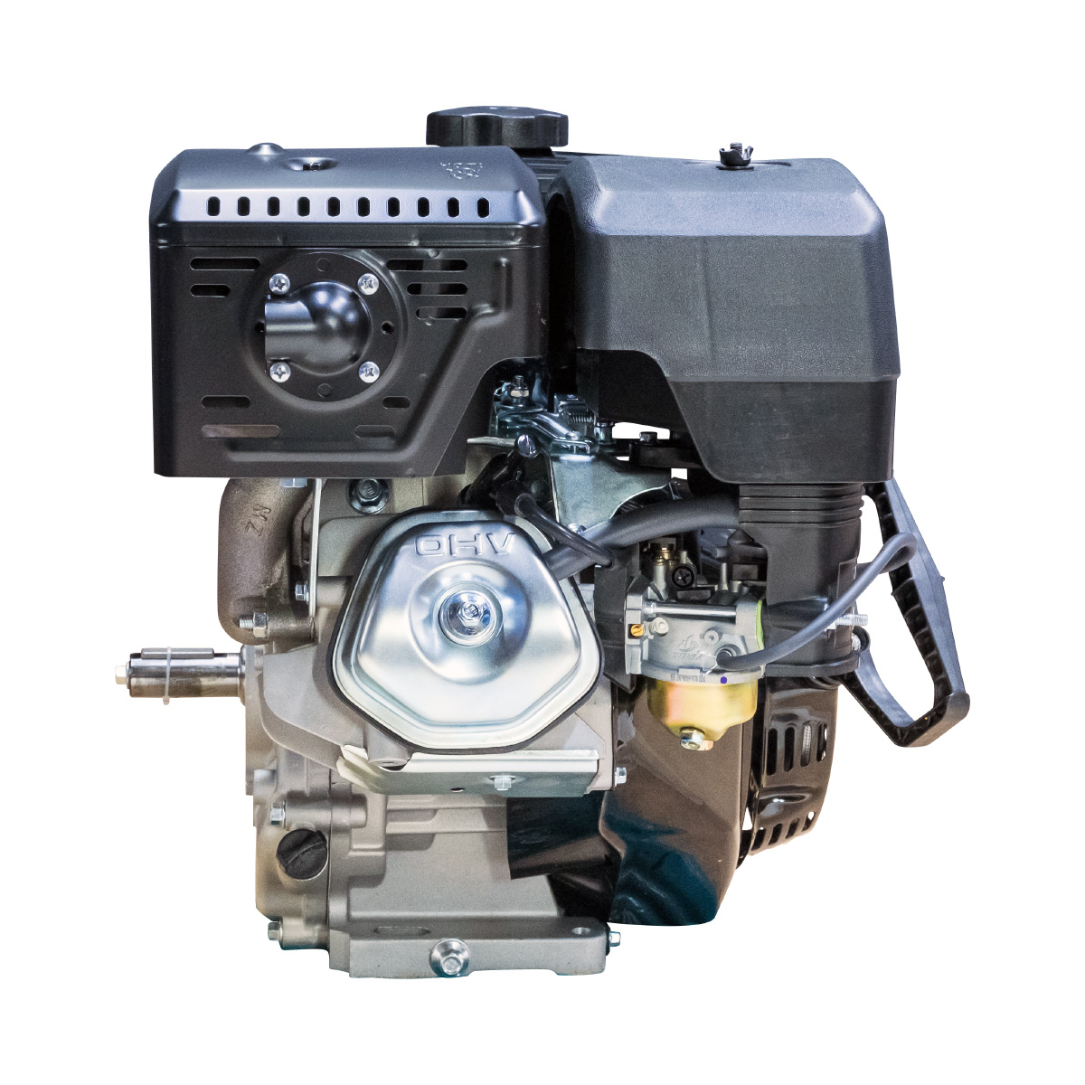 Двигатель Dinking DK190F-S (15лс, зимний, ручной стартер, катушка, датчик масла)