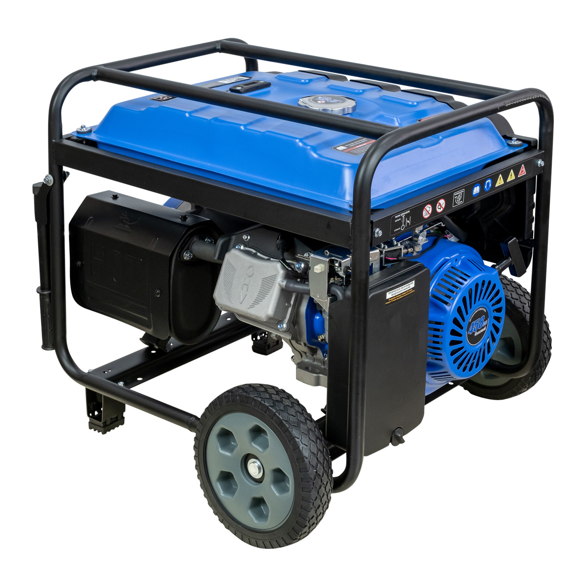 Генератор бензиновый Dinking DKA8500EW (8,5кВт, электростартер, 17лс, колёса, АВР)