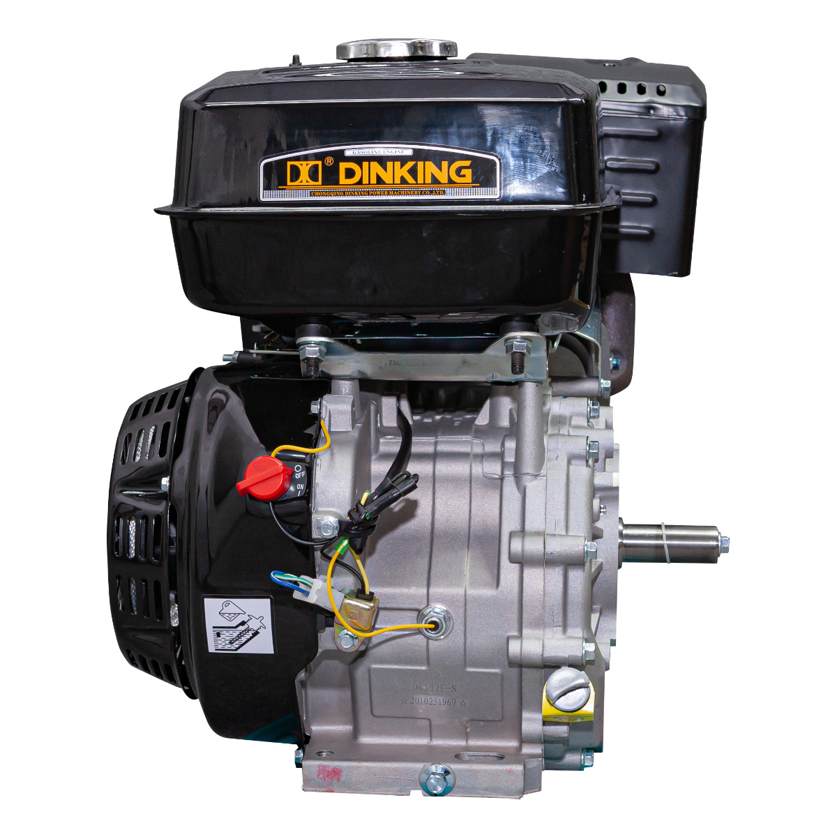 Двигатель Dinking DK192F-S (17лс, зимний, ручной стартер, катушка, датчик масла)