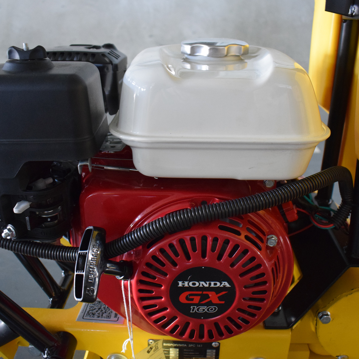 Виброплита STEM Techno SPC-161 (бензиновая, Honda GX160, 4,0 (5,5) кН (л.с.), 67 кг)