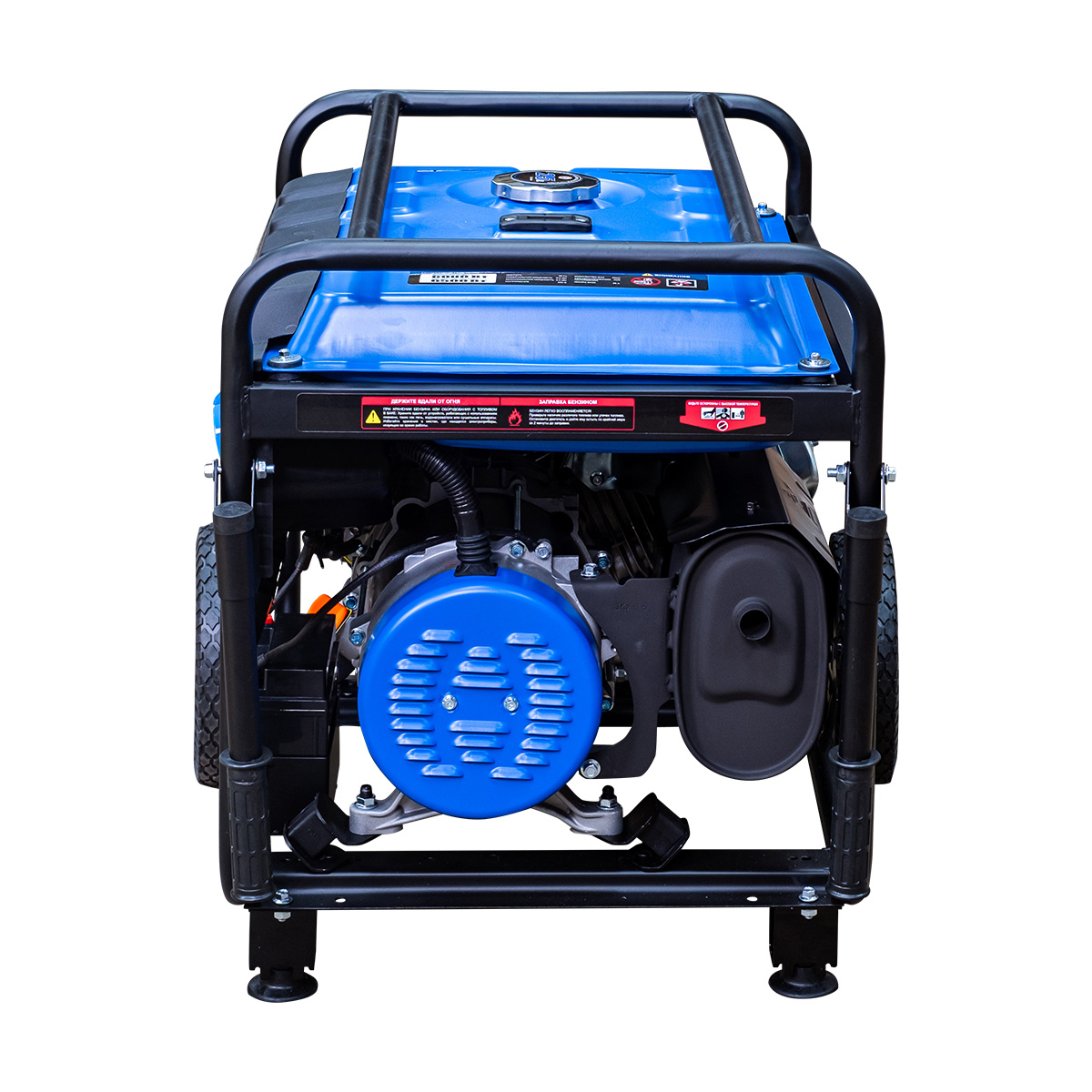 Генератор бензиновый Dinking DKA6500EW (6,5кВт, электростартер, 15лс, колёса)