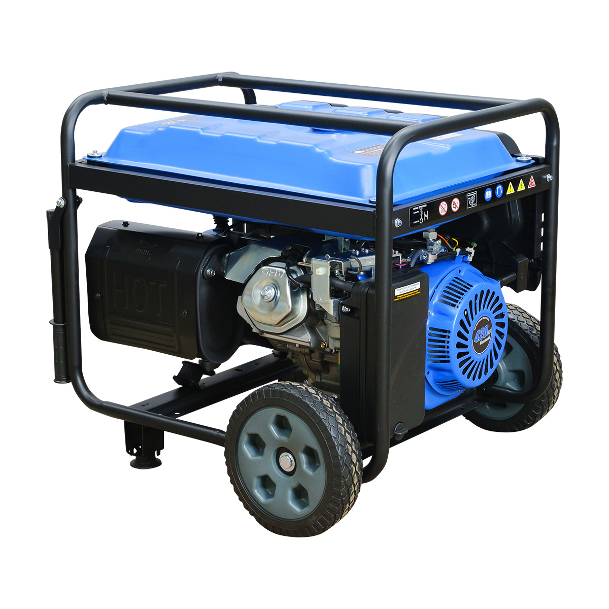 Генератор бензиновый Dinking DKA5500EW (5,5кВт, электростартер, 15лс, колёса)