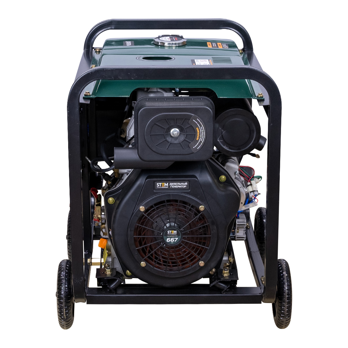 Генератор дизельный STEM Techno S8500DE (8,5кВт, электростартер, дисплей, подогрев, АВР)