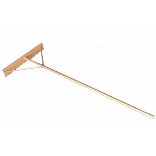 Грабли для асфальта зубчатые 600*60 мм, длинна ручки 1500