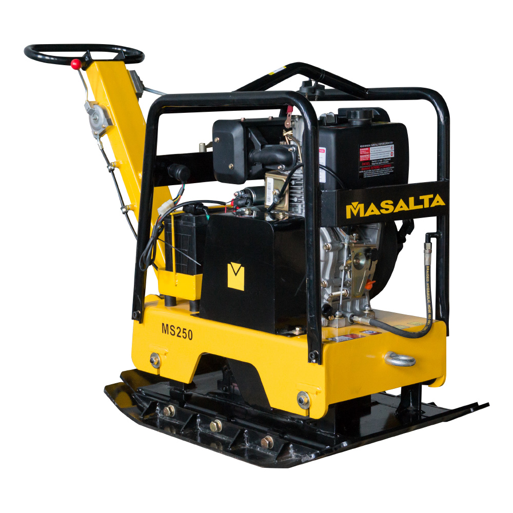 Виброплита MASALTA MS250-1S (дизельная, Kama KM186F, 6,6 (9,0) кН (л.с.), 250 кг)