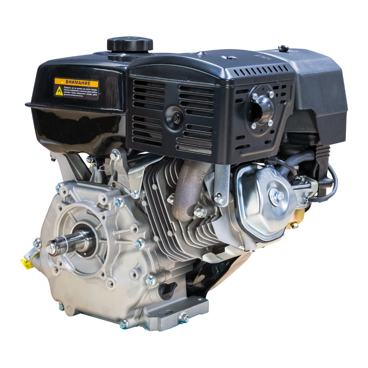 Двигатель Dinking DK190F-S (15лс, зимний, ручной стартер, катушка, датчик масла)