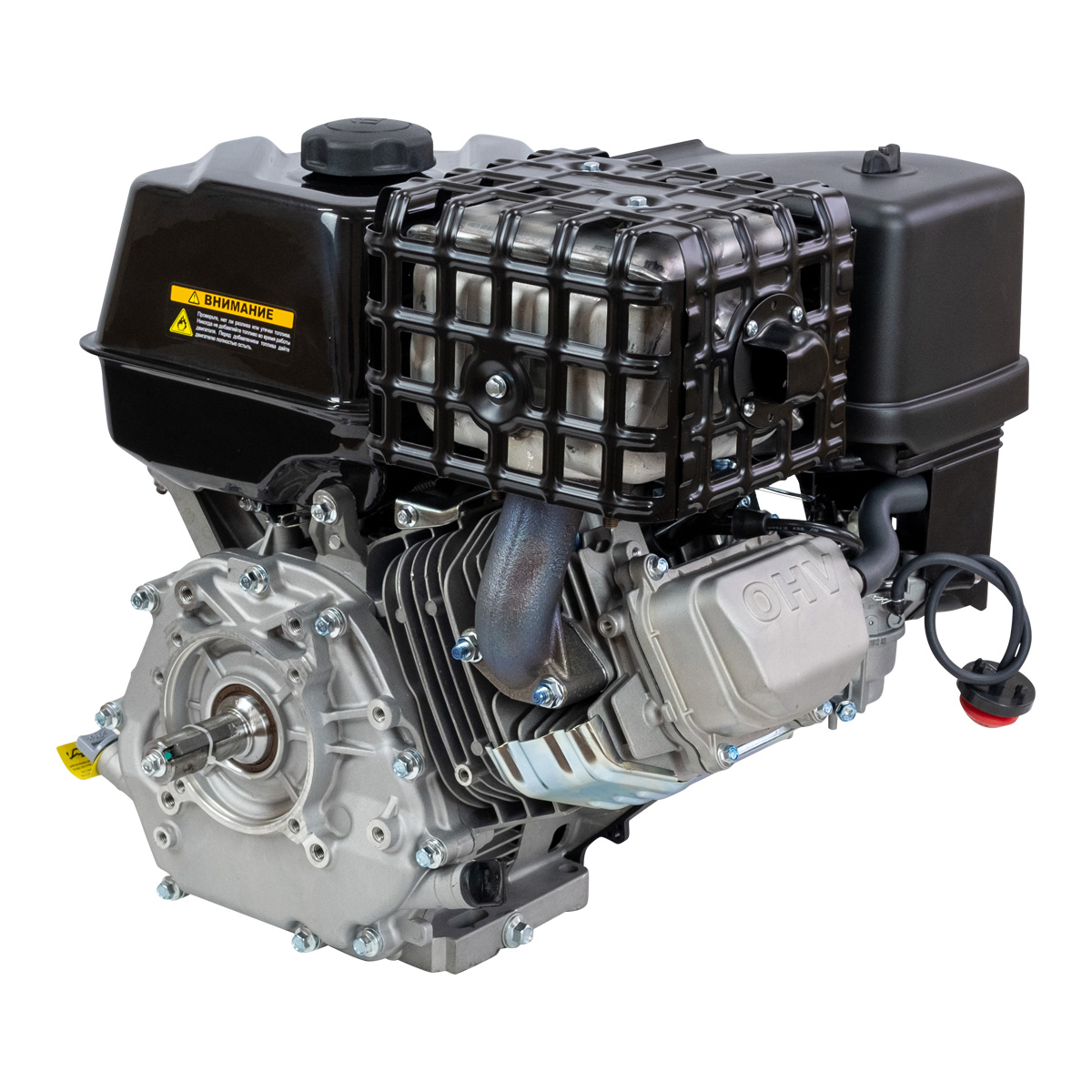 Двигатель Dinking DK196F-S (19лс, зимний, ручной стартер, катушка, датчик масла)
