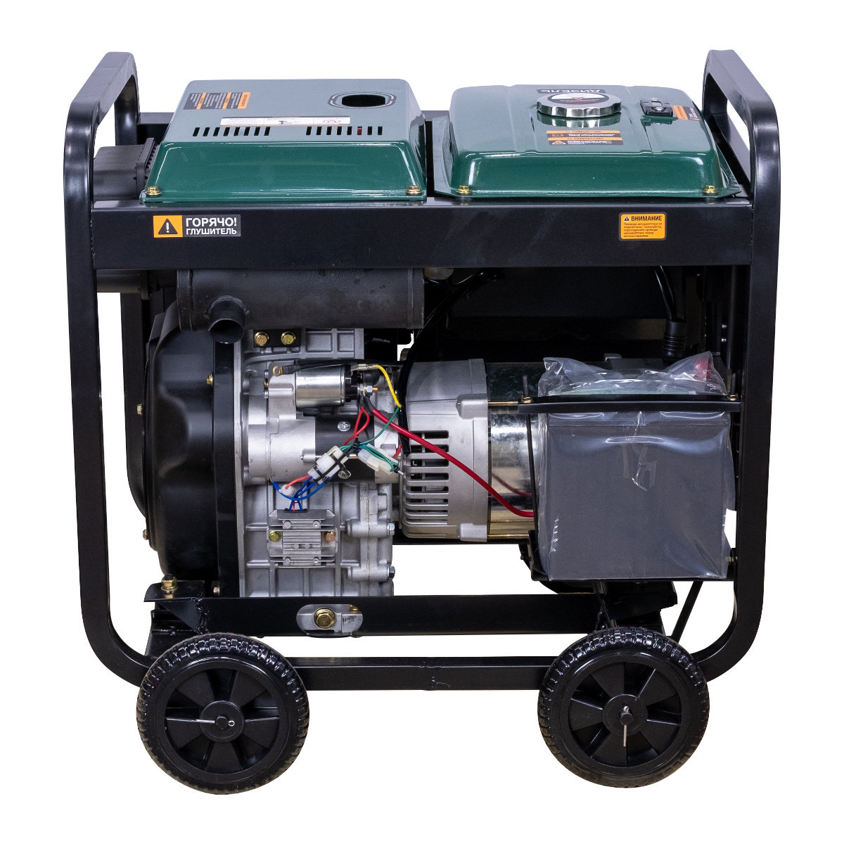 Генератор дизельный STEM Techno S8500DE (8,5кВт, электростартер, дисплей, подогрев, АВР)