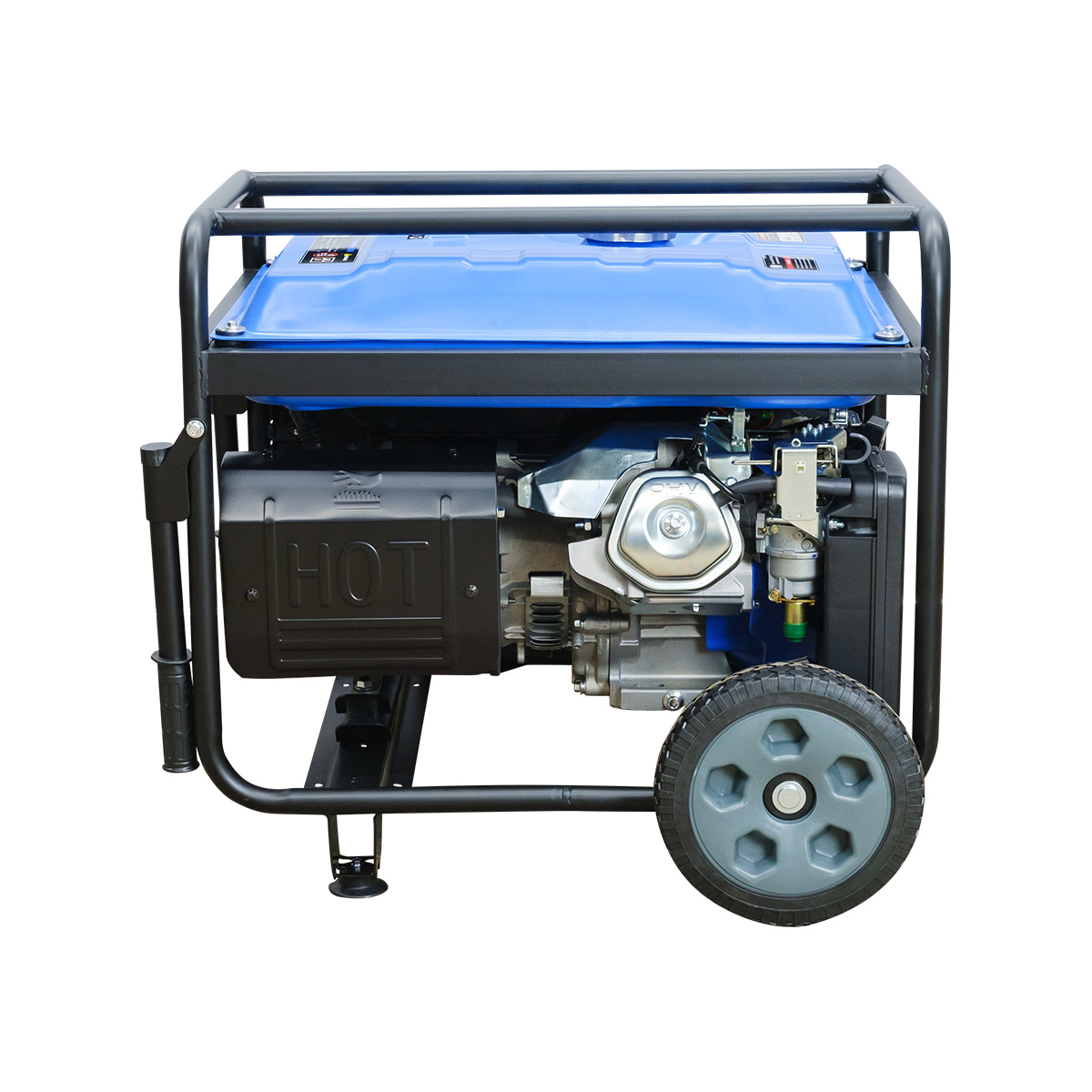 Генератор бензиновый Dinking DKA5500EW (5,5кВт, электростартер, 15лс, колёса)