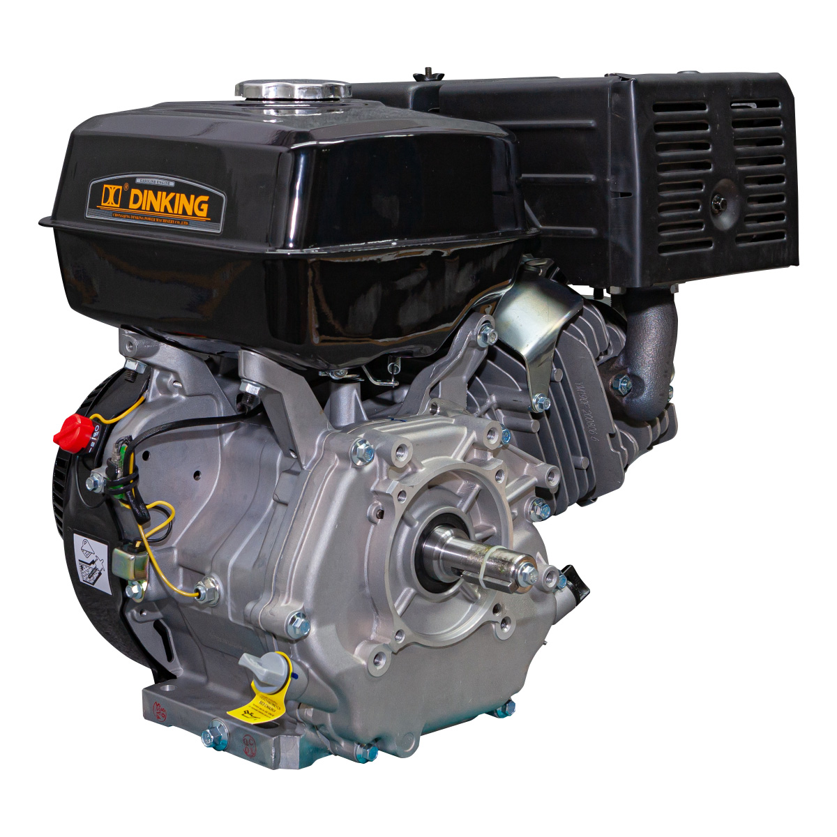 Двигатель Dinking DK190F-C (15лс, ручной стартер, датчик масла)